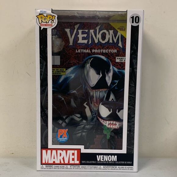 Pop! Comic Cover #10 Marvel Venom Lethal Protector Vinyl Figure - Picture 1 of 5